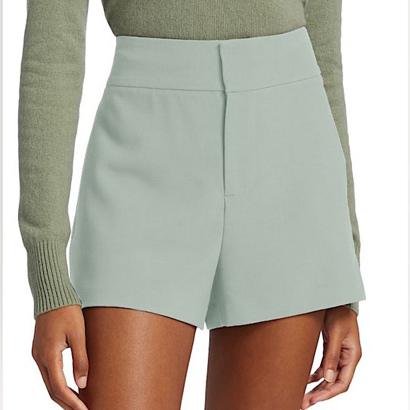 Alice + Olivia Pants - Alice + Olivia Cady High Waisted Shorts - Sage (NWOT)